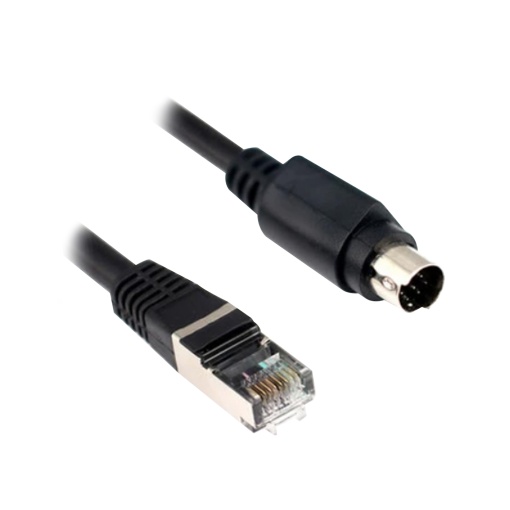 Cabo de ligação série Uni-TelwayModbus, 1 mini DIN macho  1 RJ45 - L  2,5 m