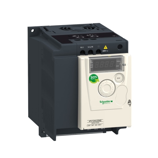 Variador de velocidade ATV12 - 1.5kW - 2hp - 200..240V - 1ph - Com dissipador