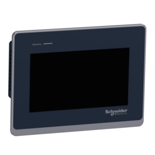 Ecrã tátil de 7"W, 2 x COM, 2 x Ethernet, USB, 24VCC, Harmony ST6