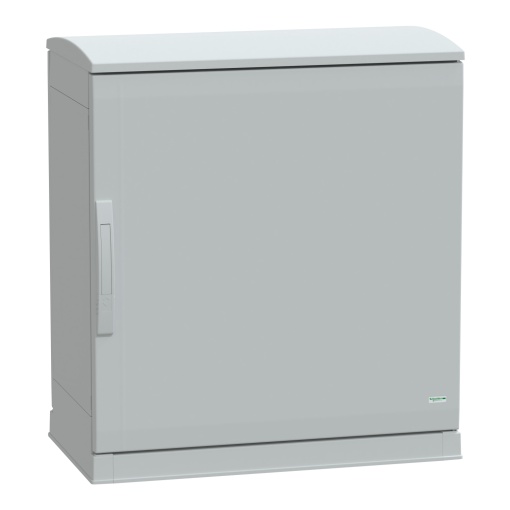 Floor standing encl.polyester vers.PLAZT wopen plinthcanopy 750x750x420 IP44