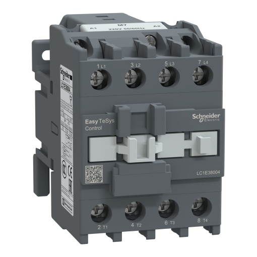 Contator, Easy TeSys Control, LC1E, 4 polos 4 NO, CA-1, 415 V, 50 A, 220 V