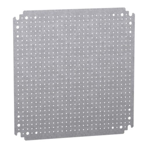 Microperforated mounting plate H400xW400 wholes diam 3,6mm on 12,5mm pitch