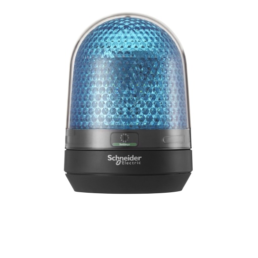 Baliza giratoria , 100 mm, azul, sem buzzer, 100...230 v ac