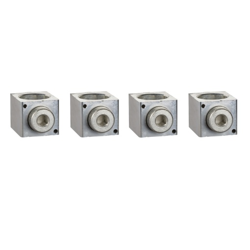 4 bornes em alumínio p cabo 35-300mm2  separador de fases NSX400630 INVINS