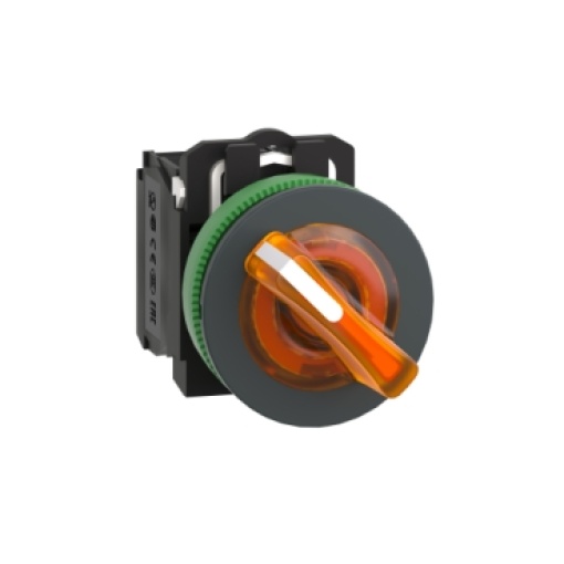 selector flush   luminosous  laranja 2 posições fijas 120v um