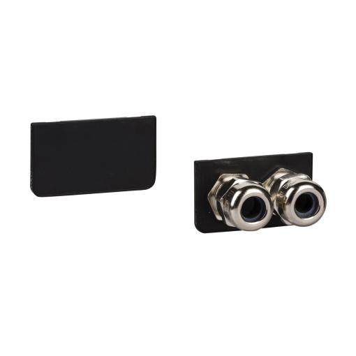 2 x M16 cable entry for signals and power supply cable - Ø 5..9 mm - IP54