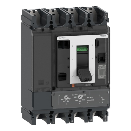 ComPacT DISJUNTOR NSX630F 36kA DCPV 4P 500A TMD