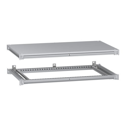 Estrutura inferior e superior, PanelSeT SFN, para invólucro elétrico W1000 D600mm, cobertura incluída
