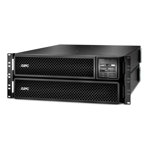 APC Smart-UPS On-Line, 2200VA, montagem em bastidor 2U, 230V, 8x C132x C19 tomadas IEC, SmartSlot, autonomia alargada, com kit de calhas