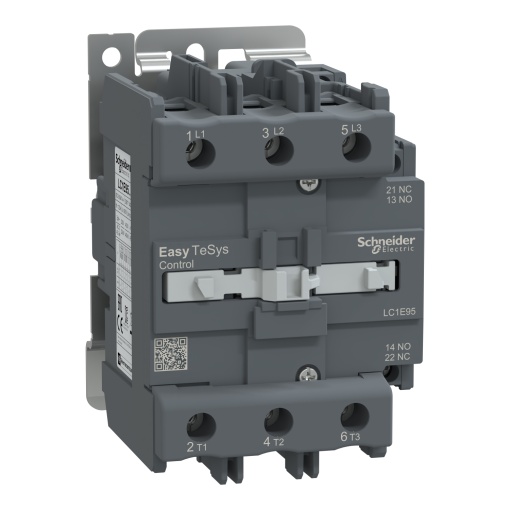 Contator, controle fácil TeSys, LC1E, 3P 3NO, AC-3AC-3e,  440 V, 95 A, bobina 230 V CA, 5060 Hz