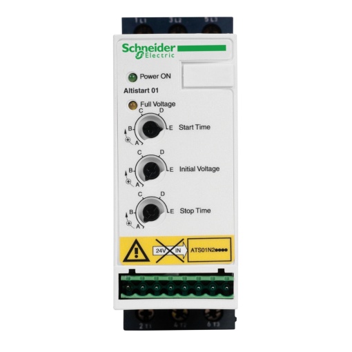 Arrancador suave para motores assíncronos  ATS01 - 9A - 380..415 V - 4 kW