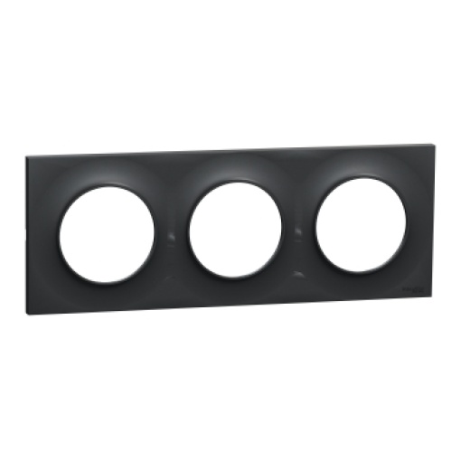 Odace Styl - Quadro vert.horiz. 3 elementos - Antracite