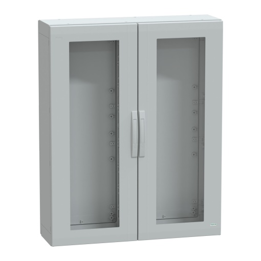 Floor standing encl. polyester vers.PLA compl.sealed 1250x1000x320 IP65 glazed