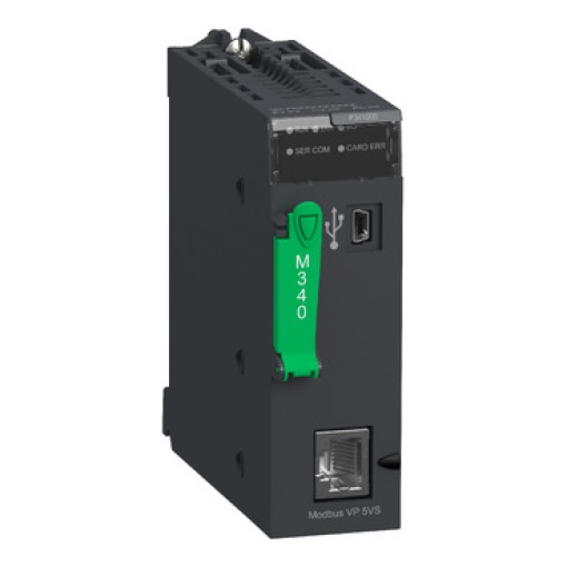 Módulo de processador, standard, série Modicon M340 - CPU - USB - 512D - 128A
