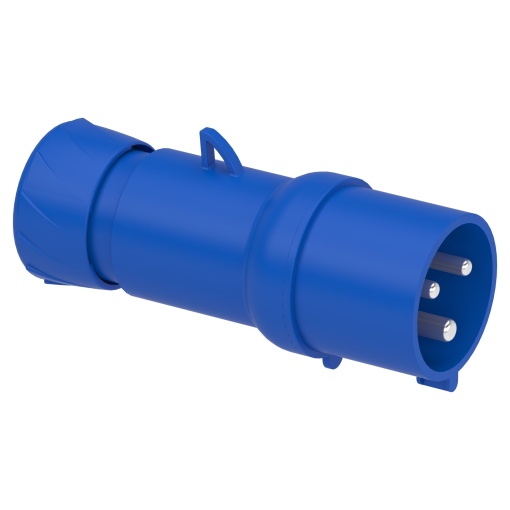 Ficha, Mureva PK, ligação rápida, 32 A, 2PE, 220 V, IP44