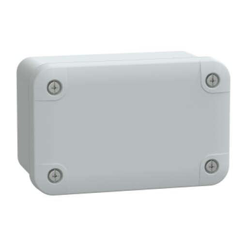 PC box IP66 IK08 RAL7035 Int.H105W65D55 Ext.H116W74D62 opaque PC cover H10