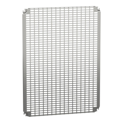 Monobloc perforated plates H800xW600mm with universal perforations 11x26mm