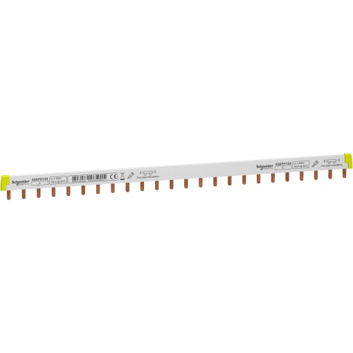 Acti 9 - barramento pente - 1L - passo 18 mm - 24 módulos - 100A