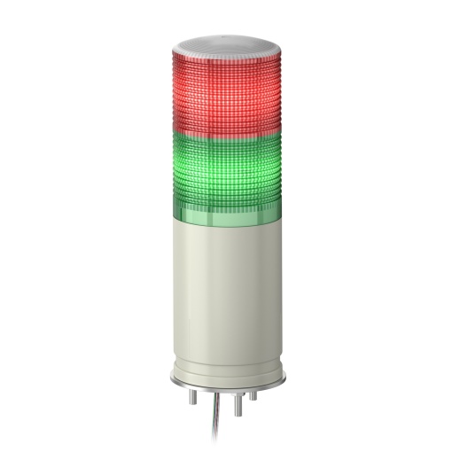 Baliza de sinalização monolítica, Harmony fácil XVG, 60mm, verde vermelho, luz fixa, montagem na base, IP53, 220...240V CA