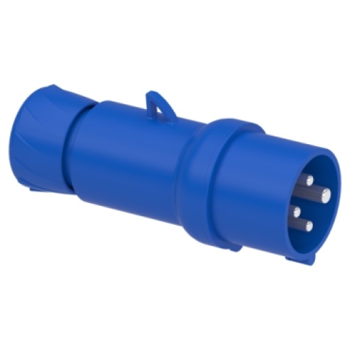 Ficha, Mureva PK, ligação rápida, 16 A, 3PE, 220 V, IP44