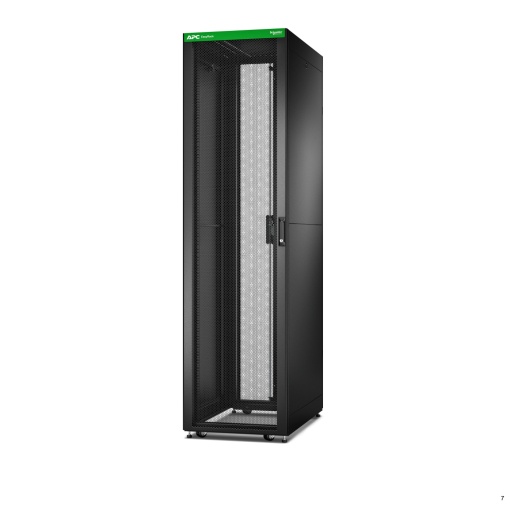 Easy Rack 600mm48U1000mm com teto, painel lateral, rodas, pés e 4 suportes, sem fundo, preto