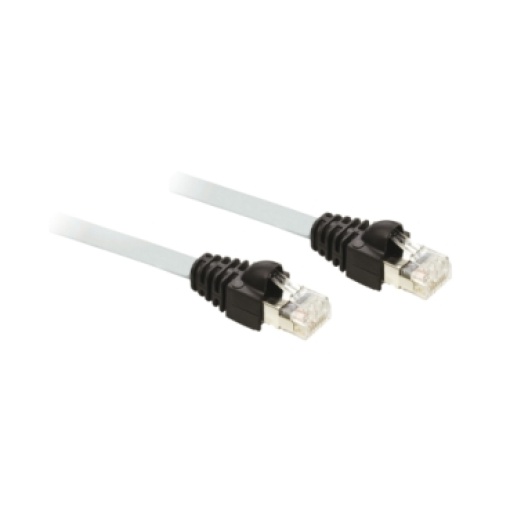 Cabo de ligação série Modbus, lógica Zelio, 2 x RJ45, L  3 m