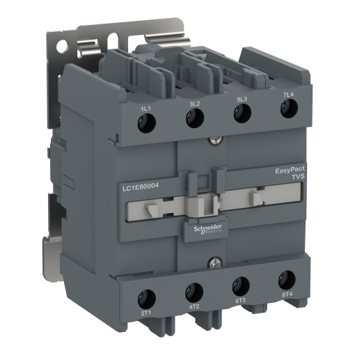 Contator, controle fácil TeSys, LC1E, 4P 4NO, AC-1 100A, 380V