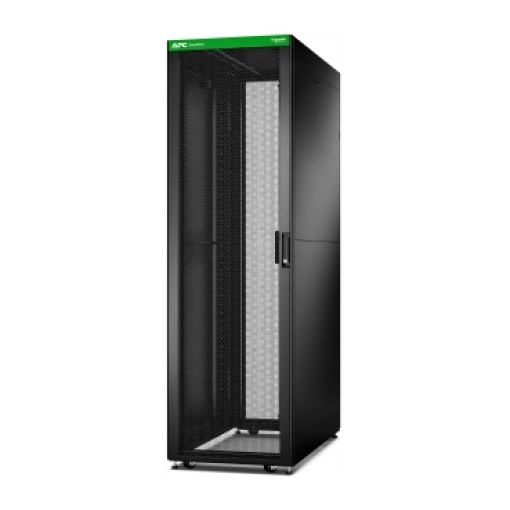 Easy Rack Flatpack, 600 mm  42U  1000 mm, com teto, painel lateral, rodas, pés, 4 suportes, sem fundo, preto