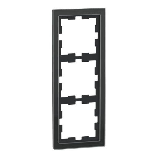 Quadro D-Life, 3 elementos, onyx preto