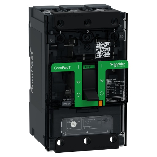 ComPacT DISJUNTOR NSXm100F 36kA CA 3P 50A TMD PARAFUSO
