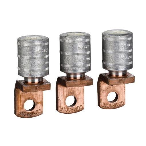 3 terminais p cabos de alumínio 150mm2 separador de fases NSX100250 INVINS