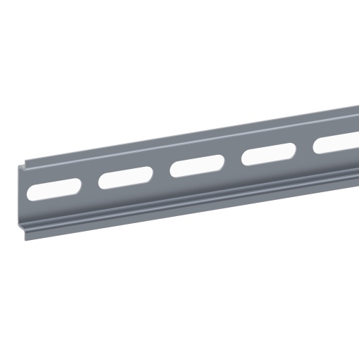 One symmetric mounting rail perforated 35x7.2 mm L2000 mm type B Supply 20
