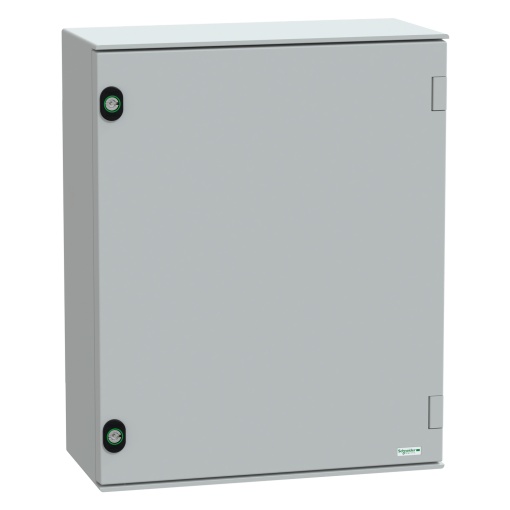 wall-mounting encl. polyester monobloc IP66 H530xW430xD200mmmetal mount.plate