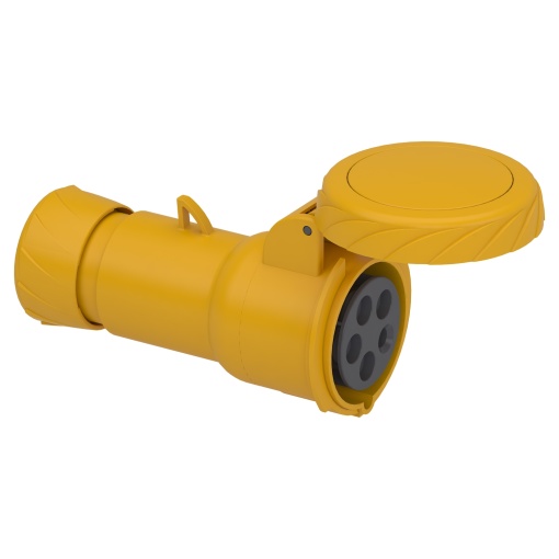 Tomada PratiKa - reta - 16 A - 3P  N  E - 100...130 V CA - IP67