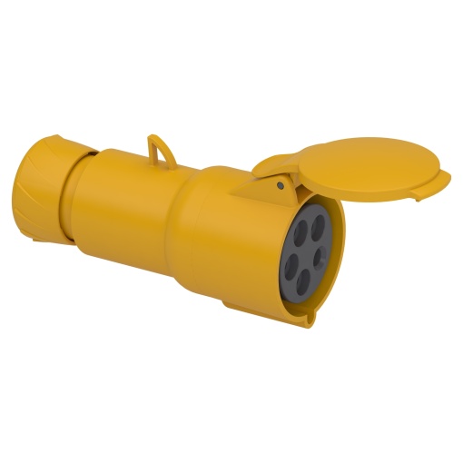 Tomada PratiKa - reta - 32 A - 3P  N  E - 100...130 V CA - IP44