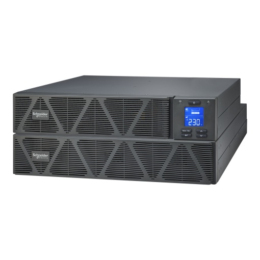 Easy UPS 1 Ph On-Line, 1000VA, Rackmount 4U, 230V, 3x IEC C13 outlets, Intelligent Card Slot, LCD, Extended runtime, W rail kit
