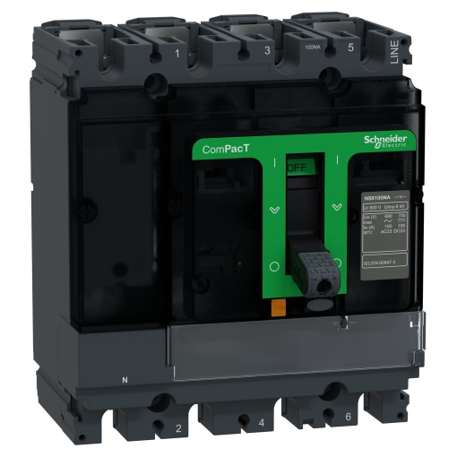 ComPacT INTERRUPTOR NSX100NA CA 4P 100A