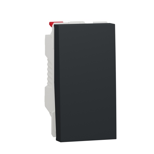Nova Unica - Interruptor unipolar 1 mód. - 10A - Antracite