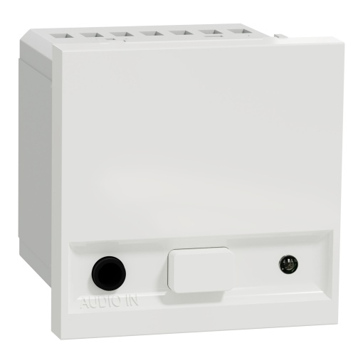 Receptor de áudio Bluetouh, Nova Unica, mecanismo, 1516V DC, 265V AC, branco