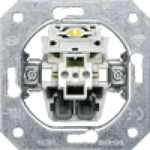 DELTA insert flushm switch with pilot lamp for ONOFF switching with LED in