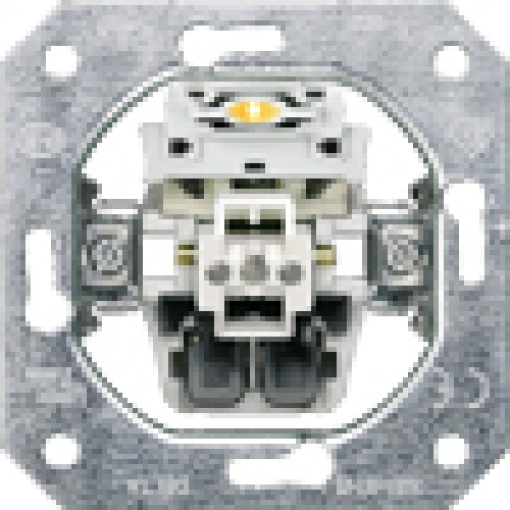 DELTA insert flushm switch with pilot lamp for ONOFF switching with LED in