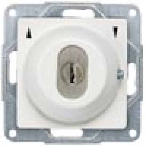 DELTA isystem titanium white flushmounting shutterblind keyoperated swi