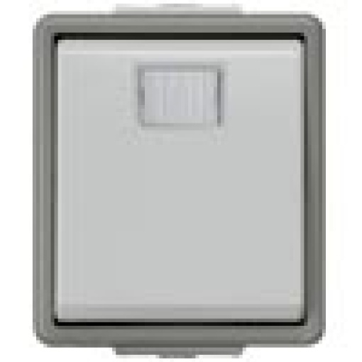 DELTA fläche IP44 surfacem pushbutton with separate checkback indication 
