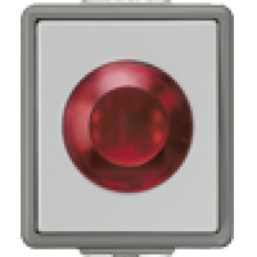 DELTA fläche IP44 surfacem light signal with 250V glow lamp