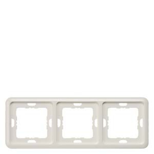 DELTA profil silver frame triple