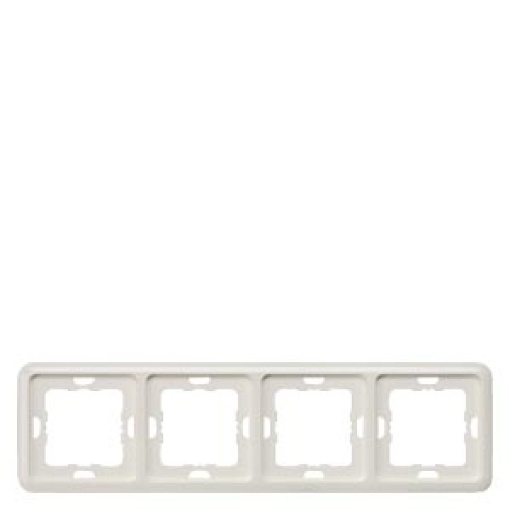 DELTA profil silver frame quadruple