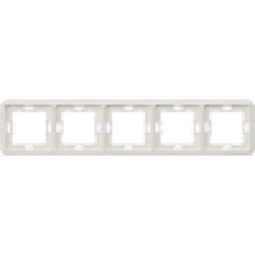 DELTA profil silver frame quintuple