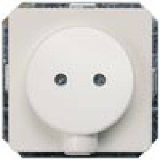 DELTA profil outlet plate titanium white