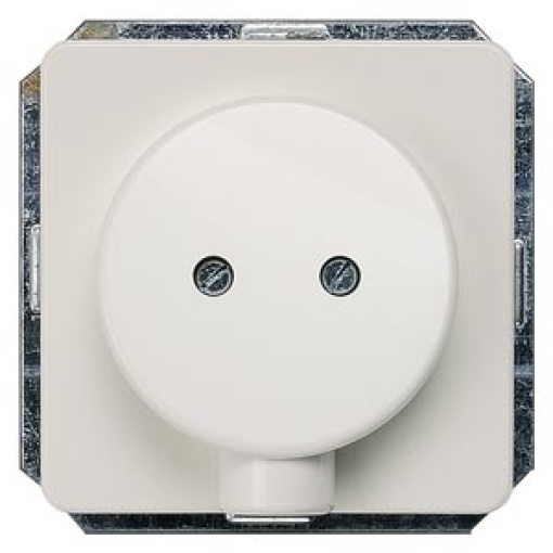 DELTA profil outlet plate titanium white