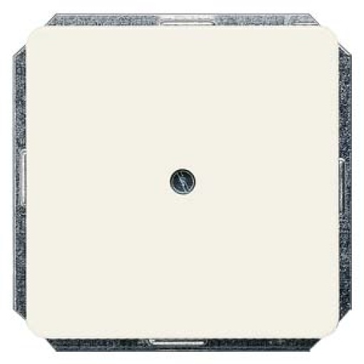 DELTA profil blanking cover plate titanium white